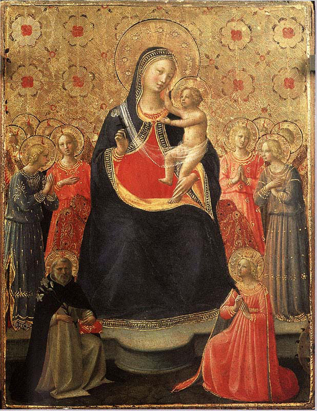 Madonna with Angels and the Saints Dominic and Catherine